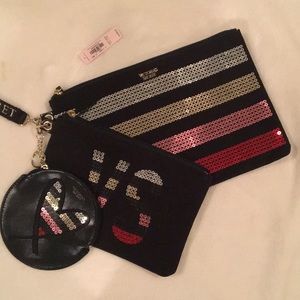 Three piece Victoria’s Secret clutch set